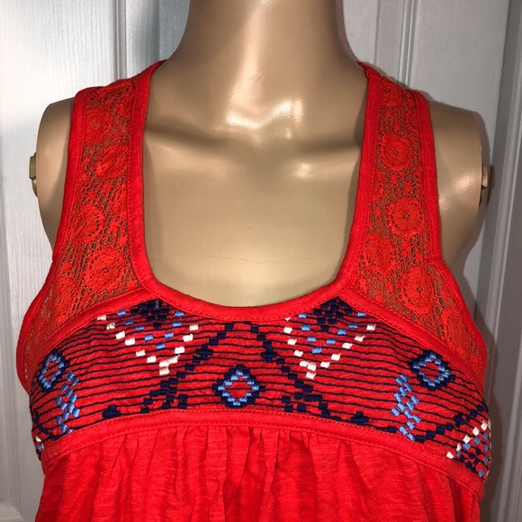 Dept. 222 Orange Top. NWT.  M - Picture 2 of 8